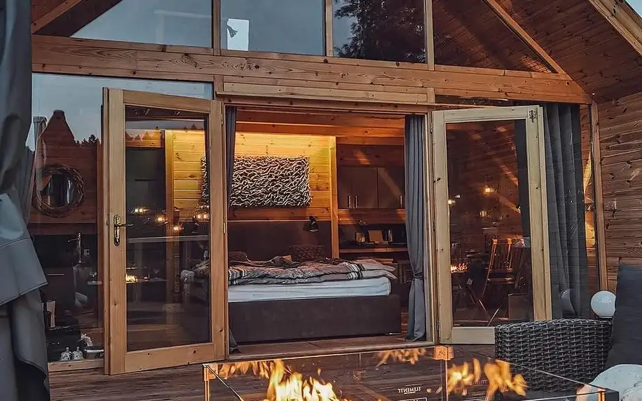 Lakehouse Amálka: sauna, vířivka, snídaně i možnost rybaření