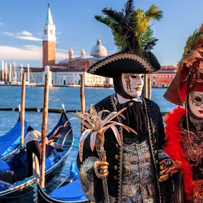 Vyhlášený benátský karneval s odjezdem z Čech