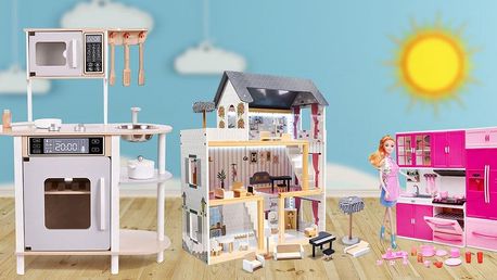 Dětské kuchyňky i domečky pro panenky