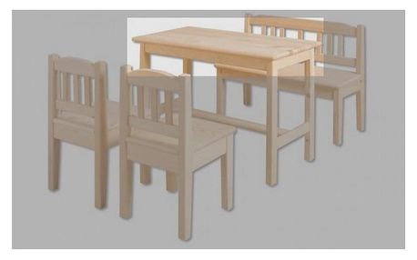 Dřevěný dětský stůl AD 242
