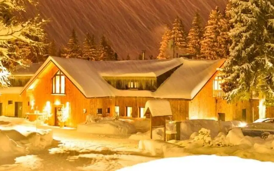 Jizerské hory: Moderní lesní Resort Montanie **** s neomezeným wellness centrem, polopenzí a programem