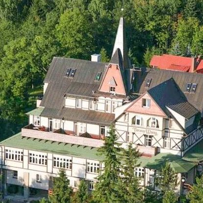 Polsko: Krkonoše u turistických cílů v Hotelu Tarasy Wang *** s polopenzí a neomezeným wellness