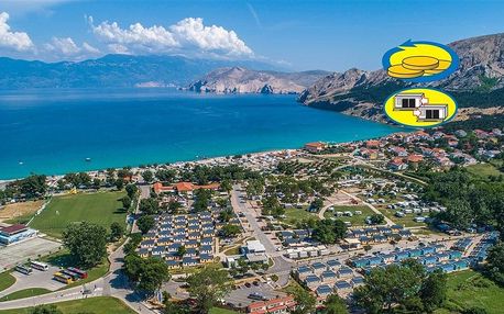 Chorvatsko: Zájezd s ubytováním v Baška Beach Camping Resort, destinace Ostrov Krk