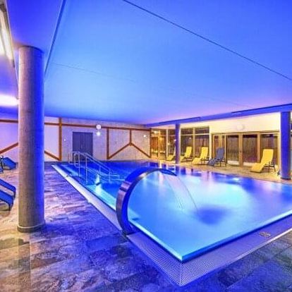 Šumava u Lipna v Hotel Resortu Relax **** s polopenzí a neomezeným wellness (bazén, vířivka, saunový svět)