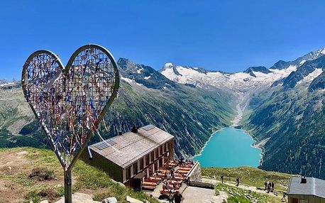 Zillertalské Alpy (nenáročná turistika s lanovkami zdarma), Tyrolsko