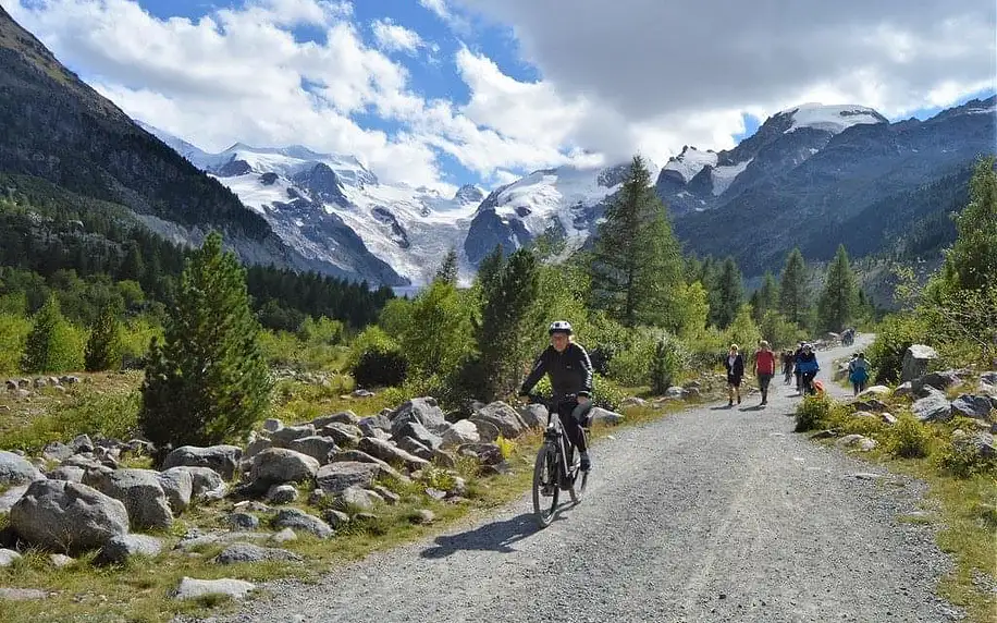 Cyklistika v okolí Svatého Mořice, Graubünden