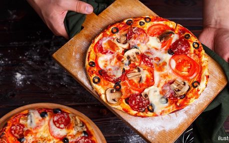 Pochutnejte si: křupavá pizza o průměru 32 či 50 cm