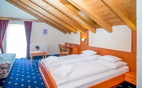 Tyrolsko 2 km od ski areálů v Hotelu Tia Monte *** s polopenzí a neomezeným wellness + dítě zdarma
