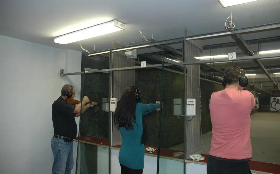 Střelba na kryté střelnici v Třešti až pro 2 osoby