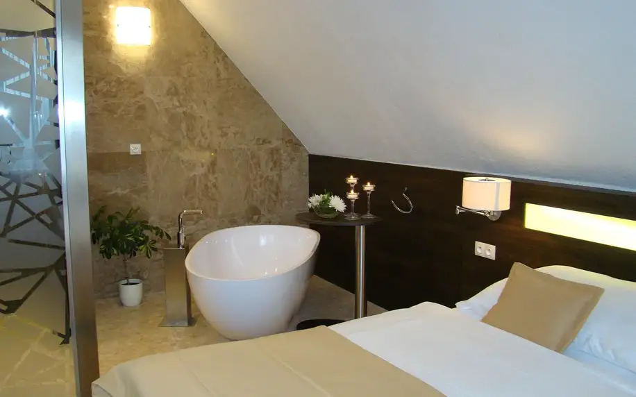 Romantický pobyt v pokoji VIP Lux v Podlesí