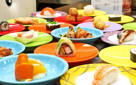 Running sushi plné dobrot: 2hod. asijská hostina