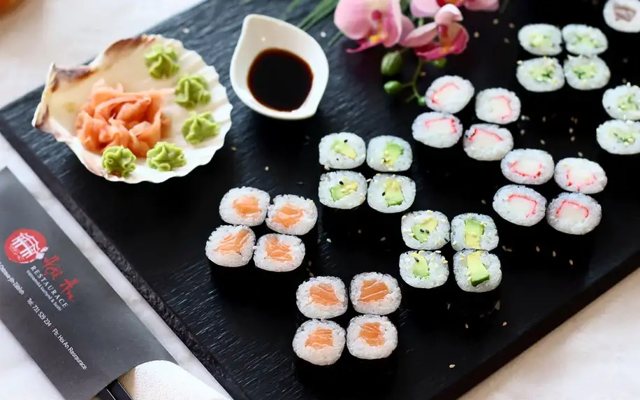 Sushi sety z restaurace v Zábřehu: 40–56 ks