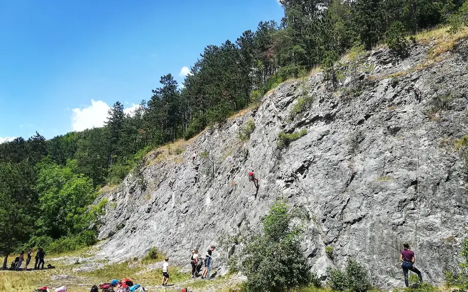 Kurzy lezení na skalách: 2 nebo 4 hod. pro 1 až 3 osoby