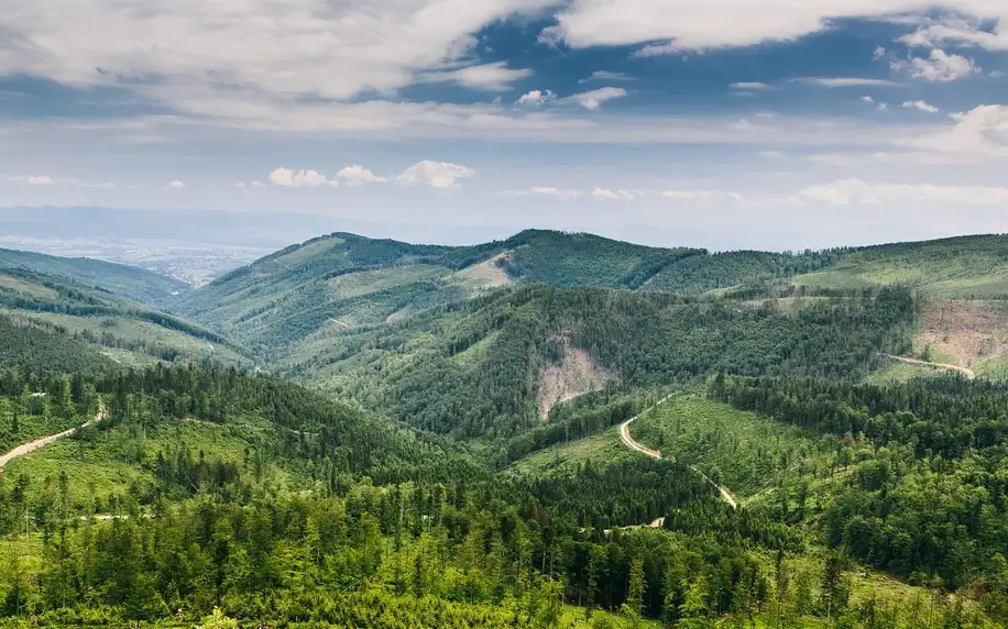 Polské Beskydy: hotel u řeky Wisły, jídlo a wellness