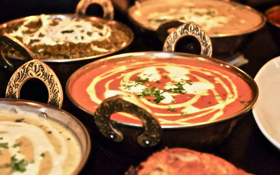 Indická kuchyně: hlavní chod i předkrm pro 2 osoby