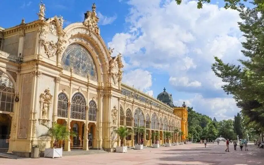 Pobyt v Mariánských Lázních v Hotelu Flora *** s neomezeným bazénem, polopenzí a 20% slevou na procedury