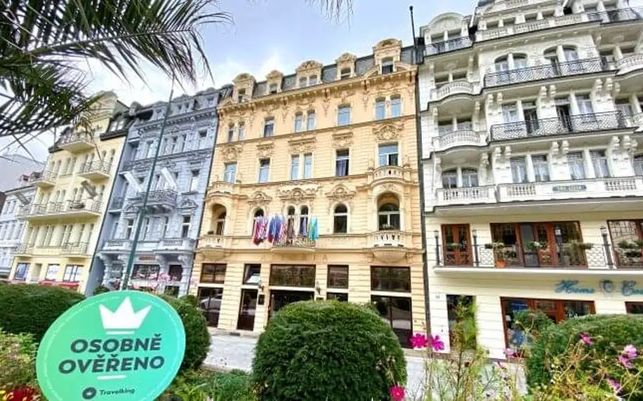Karlovy Vary: ASTORIA Hotel & Medical Spa **** s bazénem, saunami, až 8 procedurami a polopenzí + dítě zdarma