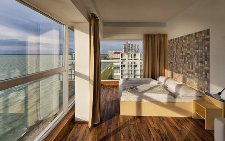 3* hotel přímo u Balatonu: soukromá pláž, polopenze