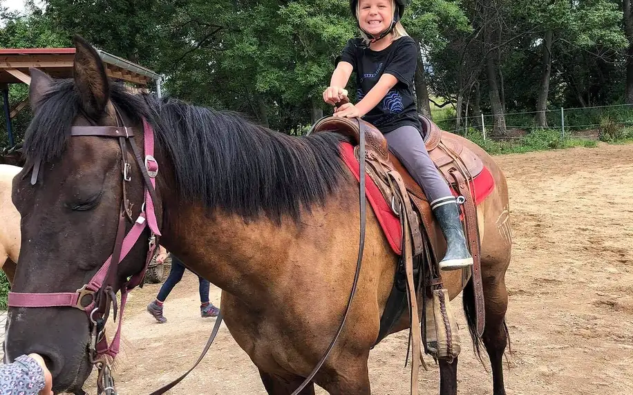 Péče o koně a vyjížďka, pro děti jízda na poníkovi