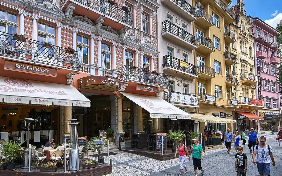 Elegantní hotel v srdci Karlových Varů s wellness