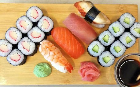 Pestré sushi sety s úžasným výhledem na Olomouc