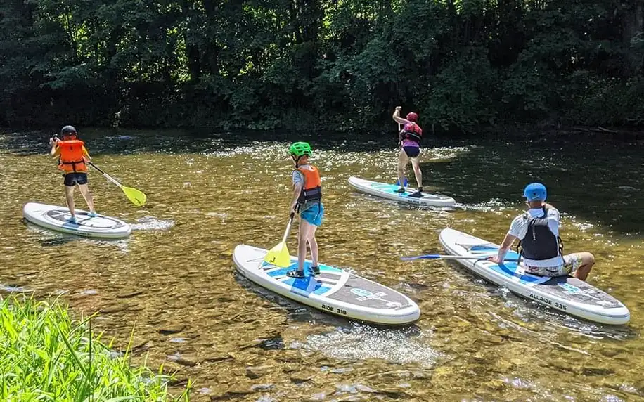 Jednodenní kurz paddleboardingu na řece