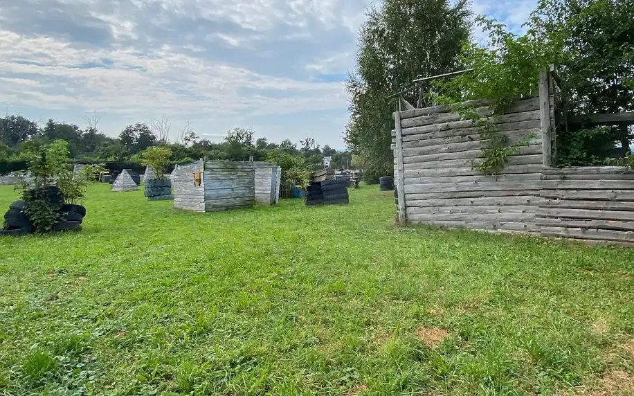 3 hodiny paintballu na hřišti o rozloze 5 000 m²