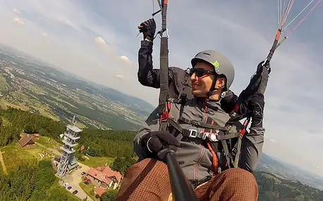 Paraglidingový tandemový let na míru