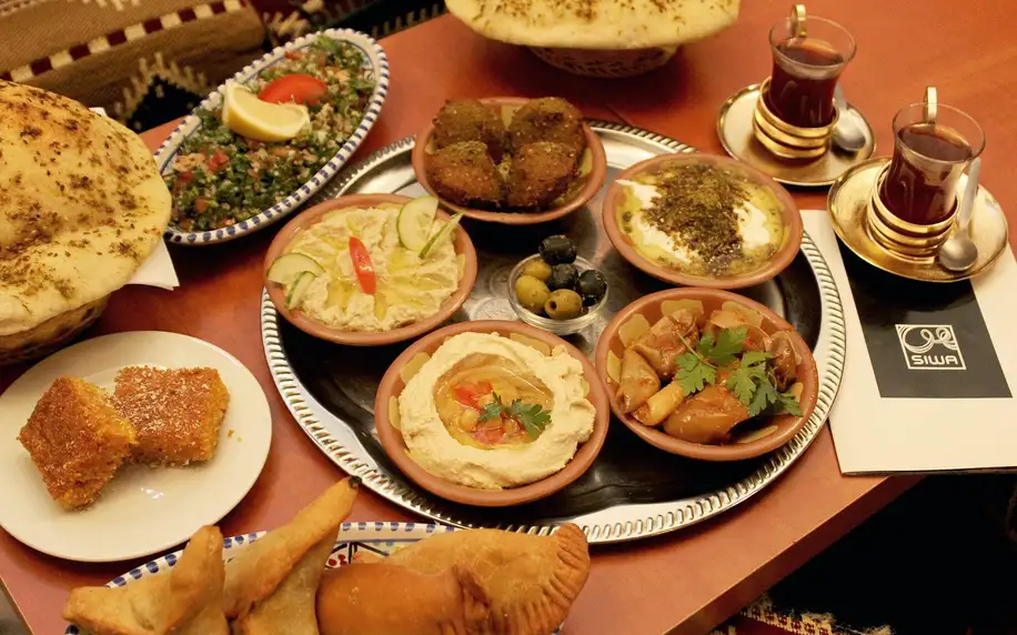 Libanonské vegetariánské menu pro 2 osoby