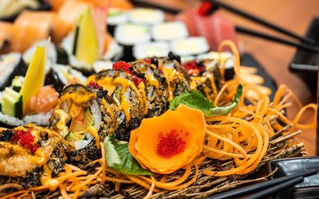 Parádní sushi sety vč. veganské varianty: 18–62 ks