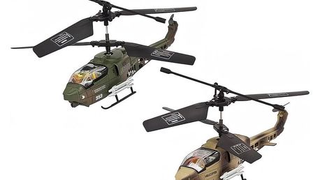 Helikoptéra nebo dva vrtulníky na dálkové ovládání