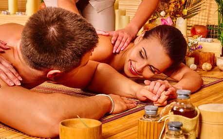 Párová relaxace: thajská olejová masáž, 60 minut
