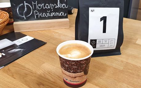 1 nebo 2 kávy z pražírny v centru Olomouci s sebou