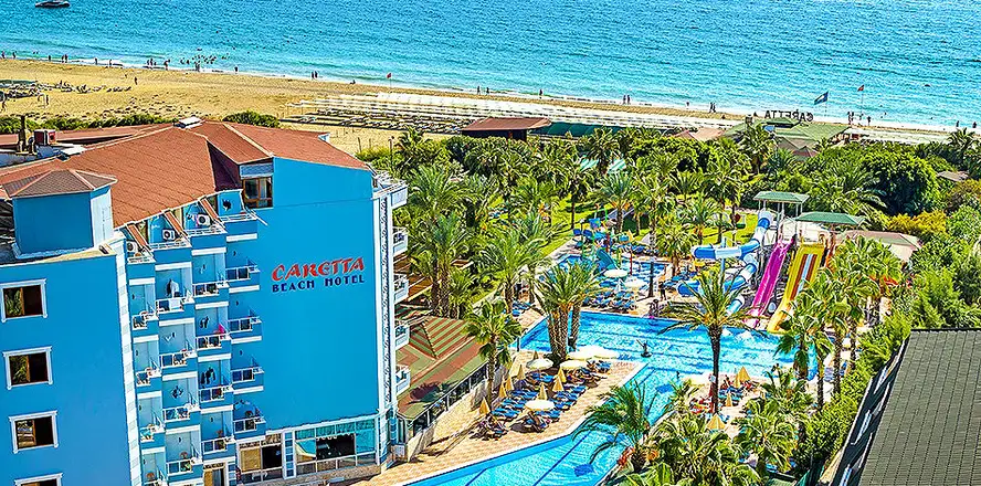 Hotel s aquaparkem Caretta Beach v Turecku
