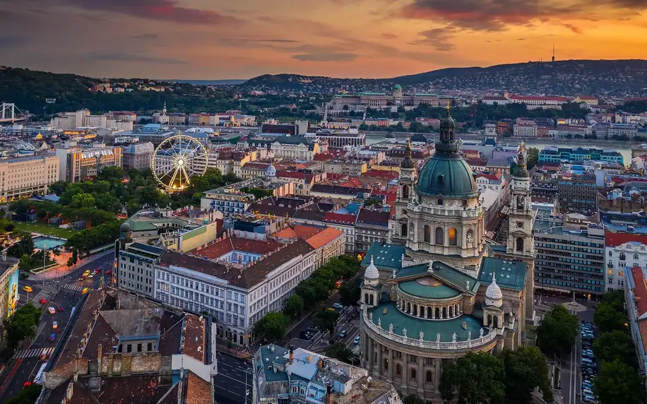 Pobyt v Budapešti se snídaní a neomezeným wellness