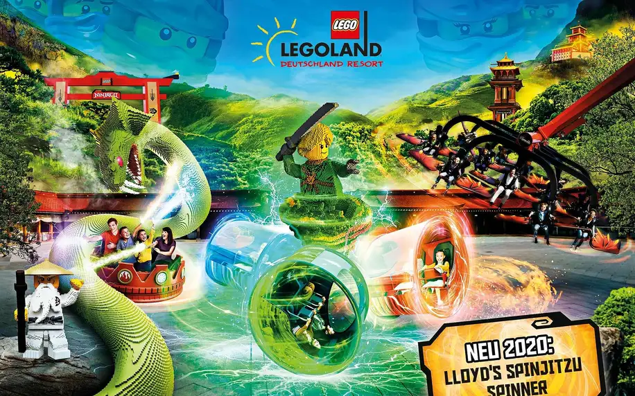 Nočním expresem do Legolandu: doprava i vstupenka