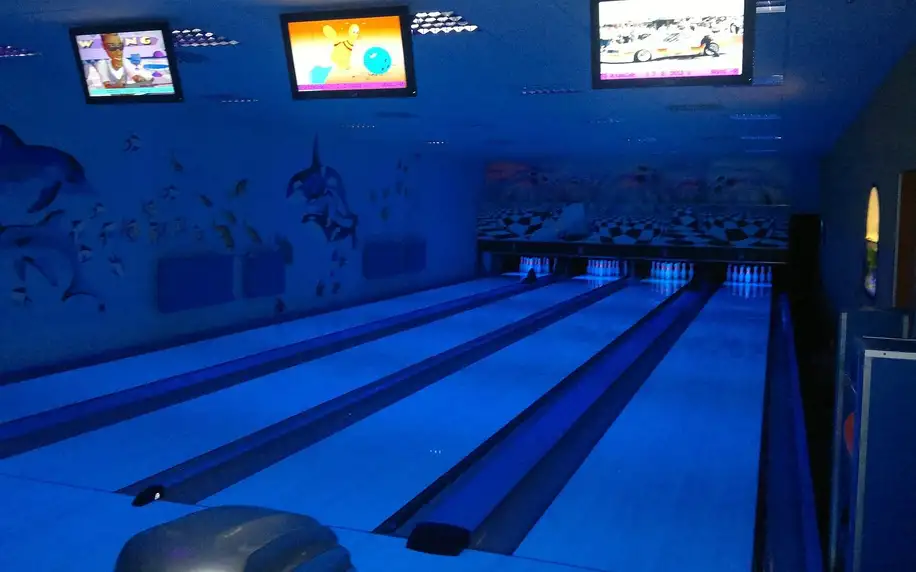 Pronájem bowlingové dráhy na 1–3 hod. až pro 4 os.