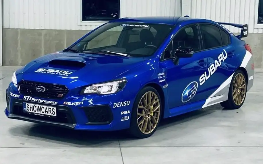 Jízda v Subaru Impreza na polygonu Autodromu Brno