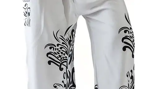 Pohodlné harémové kalhoty vyrobené na Bali