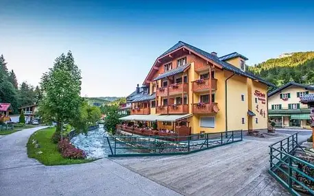 Rakouské Alpy ve Sporthotelu Dachstein West *** s polopenzí, saunovým světem a lázněmi Lungötz Forest + BBQ