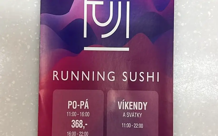 2 hodiny running sushi s grilem na stole