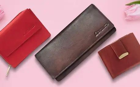 Kožené dámské peněženky v mnoha stylech