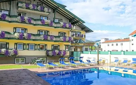 First minute rakouské Alpy: Hotel Unterberghof **** s bazénem, slevovou kartou a polopenzí + dítě zdarma