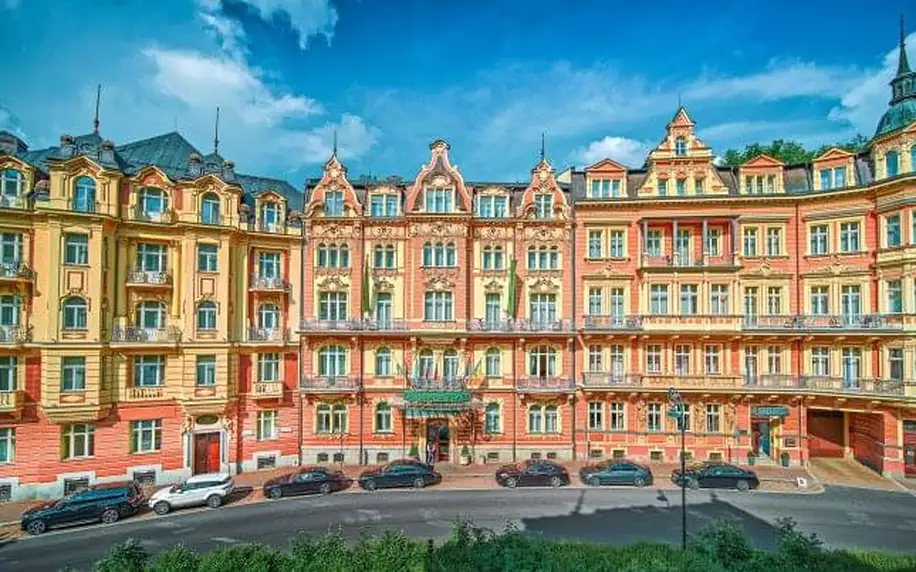 Karlovy Vary: Luxusní Hotel Carlsbad Plaza ***** s neomezeným wellness s 5 bazény a 7 druhy saun + snídaně