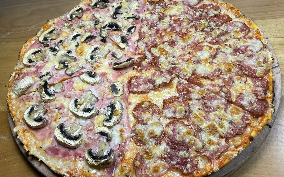 Pizza s sebou: jedna nebo dvě pizzy dle výběru, 45 cm