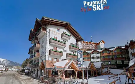 Hotel Ghezzi – 5denní lyžařský balíček se skipasem a dopravou v ceně, Paganella