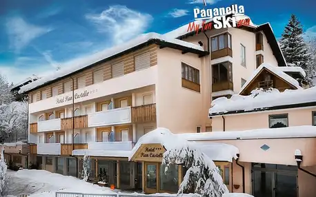 Hotel Piancastello - 5denní lyžařský balíček se skipasem a dopravou v ceně, Paganella
