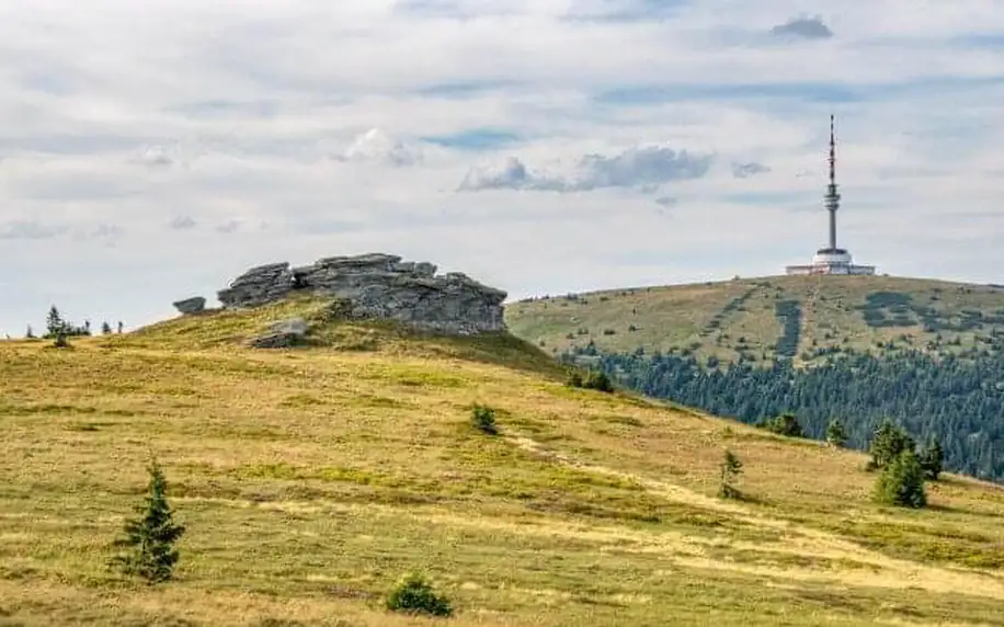 Pobyt v srdci CHKO Jeseníky v blízkosti atrakcí: Hotel Zlatý Chlum *** s polopenzí, vířivkou, saunou a drinkem