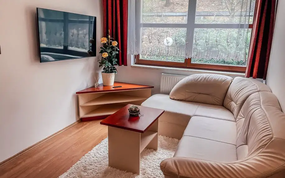 Apartmány přímo na kolonádě i s terasou