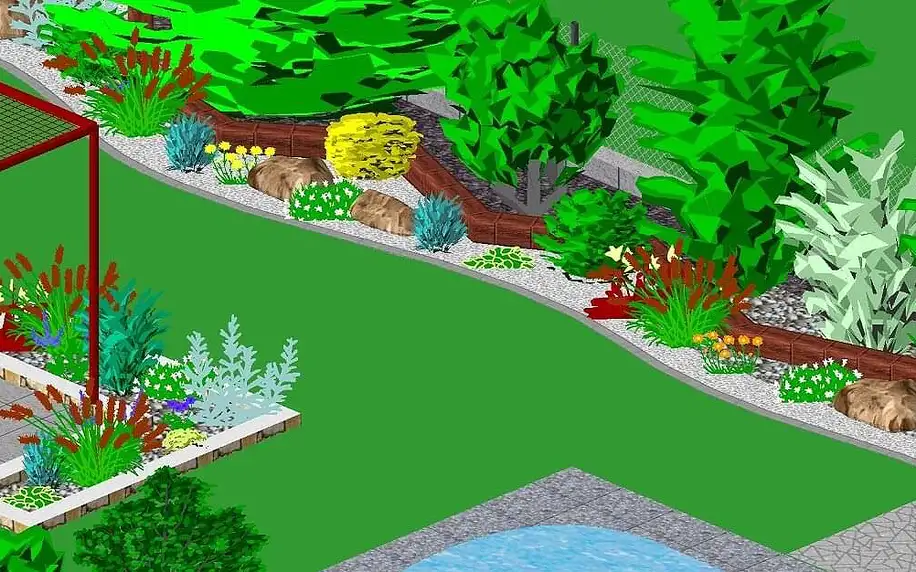 Kompletní návrh na realizaci zahrady až do 800 m²